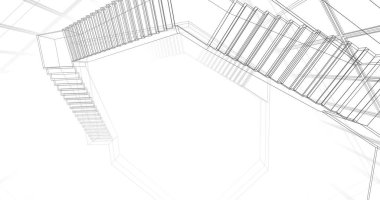 soyut mimari duvar kağıdı, dijital arkaplan