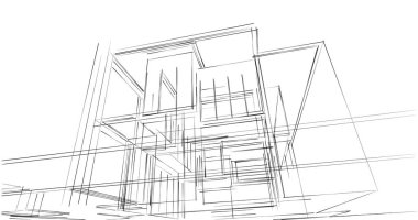 soyut mimari duvar kağıdı, dijital arkaplan