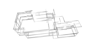 soyut mimari duvar kağıdı, dijital arkaplan