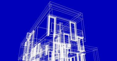 çizgili mimari duvar kağıdı, dijital arkaplan
