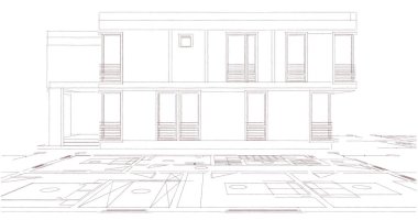 çizgili mimari duvar kağıdı, dijital arkaplan