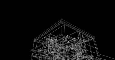 çizgili mimari duvar kağıdı, dijital arkaplan