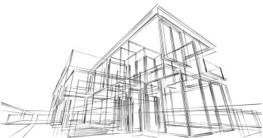 soyut mimari duvar kağıdı, dijital arkaplan