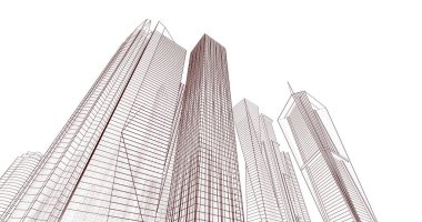 soyut mimari duvar kağıdı, dijital arkaplan