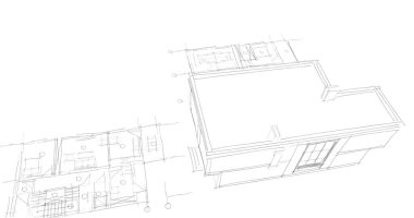 çizgili mimari duvar kağıdı, dijital arkaplan
