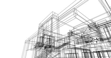 çizgili mimari duvar kağıdı, dijital arkaplan