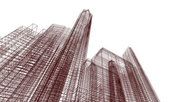 soyut mimari duvar kağıdı, dijital arkaplan