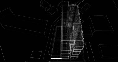 soyut mimari duvar kağıdı, dijital arkaplan