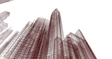 soyut mimari duvar kağıdı, dijital arkaplan