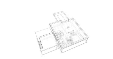 çizgili mimari duvar kağıdı, dijital arkaplan