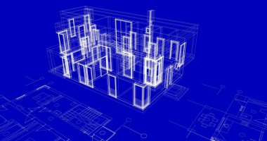 çizgili mimari duvar kağıdı, dijital arkaplan