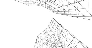 soyut mimari duvar kağıdı, dijital arkaplan