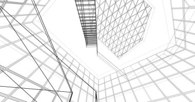 soyut mimari duvar kağıdı, dijital arkaplan