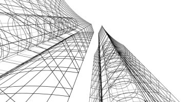 soyut mimari duvar kağıdı, dijital arkaplan