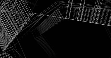 soyut mimari duvar kağıdı, dijital arkaplan