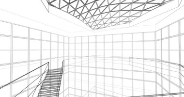 soyut mimari duvar kağıdı, dijital arkaplan