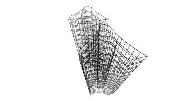 soyut mimari duvar kağıdı, dijital arkaplan