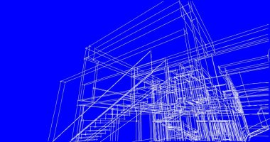 çizgili mimari duvar kağıdı, dijital arkaplan