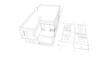 çizgili mimari duvar kağıdı, dijital arkaplan