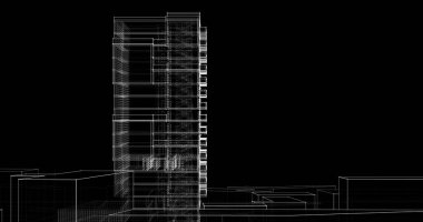 soyut mimari duvar kağıdı, dijital arkaplan