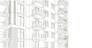 çizgili mimari duvar kağıdı, dijital arkaplan