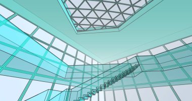 soyut mimari duvar kağıdı, dijital arkaplan