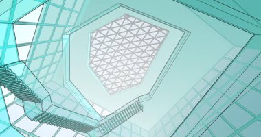 soyut mimari duvar kağıdı, dijital arkaplan