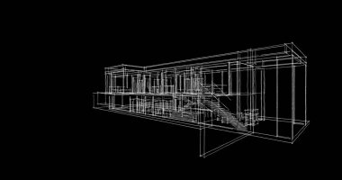 çizgili mimari duvar kağıdı, dijital arkaplan