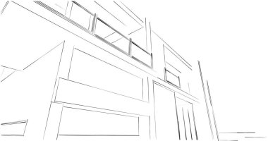 soyut mimari duvar kağıdı, dijital arkaplan