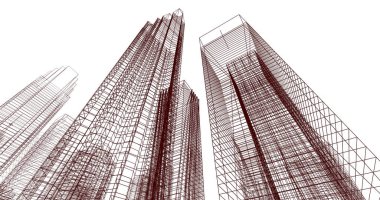 soyut mimari duvar kağıdı, dijital arkaplan