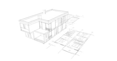 çizgili mimari duvar kağıdı, dijital arkaplan