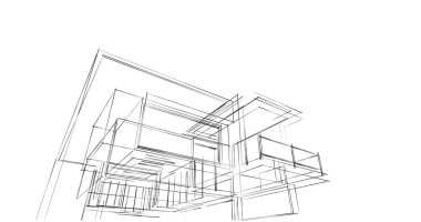 soyut mimari duvar kağıdı, dijital arkaplan