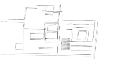 soyut mimari duvar kağıdı, dijital arkaplan