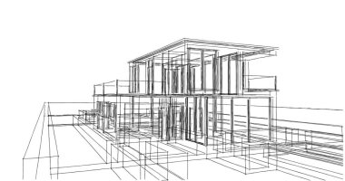 soyut mimari duvar kağıdı, dijital arkaplan