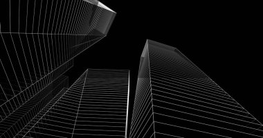 soyut mimari duvar kağıdı, dijital arkaplan