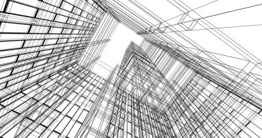 soyut mimari duvar kağıdı, dijital arkaplan