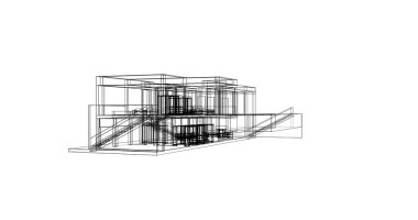 çizgili mimari duvar kağıdı, dijital arkaplan