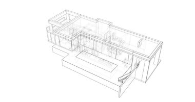 çizgili mimari duvar kağıdı, dijital arkaplan