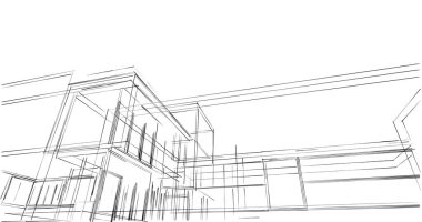 soyut mimari duvar kağıdı, dijital arkaplan