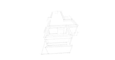 çizgili mimari duvar kağıdı, dijital arkaplan