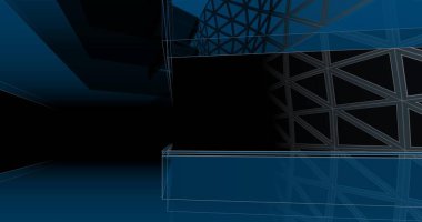 soyut mimari duvar kağıdı, dijital arkaplan