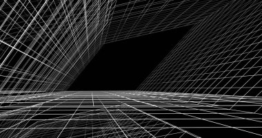 soyut mimari duvar kağıdı, dijital arkaplan