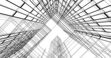 soyut mimari duvar kağıdı, dijital arkaplan