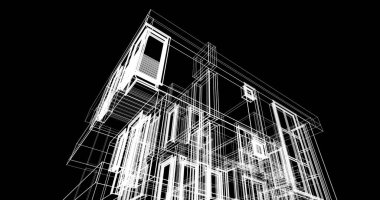 çizgili mimari duvar kağıdı, dijital arkaplan