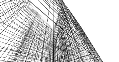 soyut mimari duvar kağıdı, dijital arkaplan