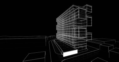 soyut mimari duvar kağıdı, dijital arkaplan