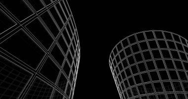 soyut mimari duvar kağıdı, dijital arkaplan