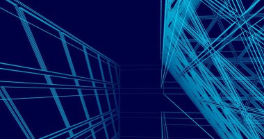 soyut mimari duvar kağıdı, dijital arkaplan