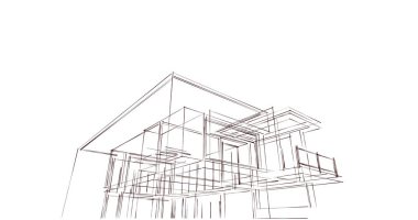 soyut mimari duvar kağıdı, dijital arkaplan