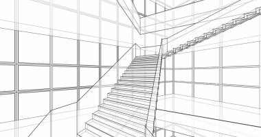 soyut mimari duvar kağıdı, dijital arkaplan